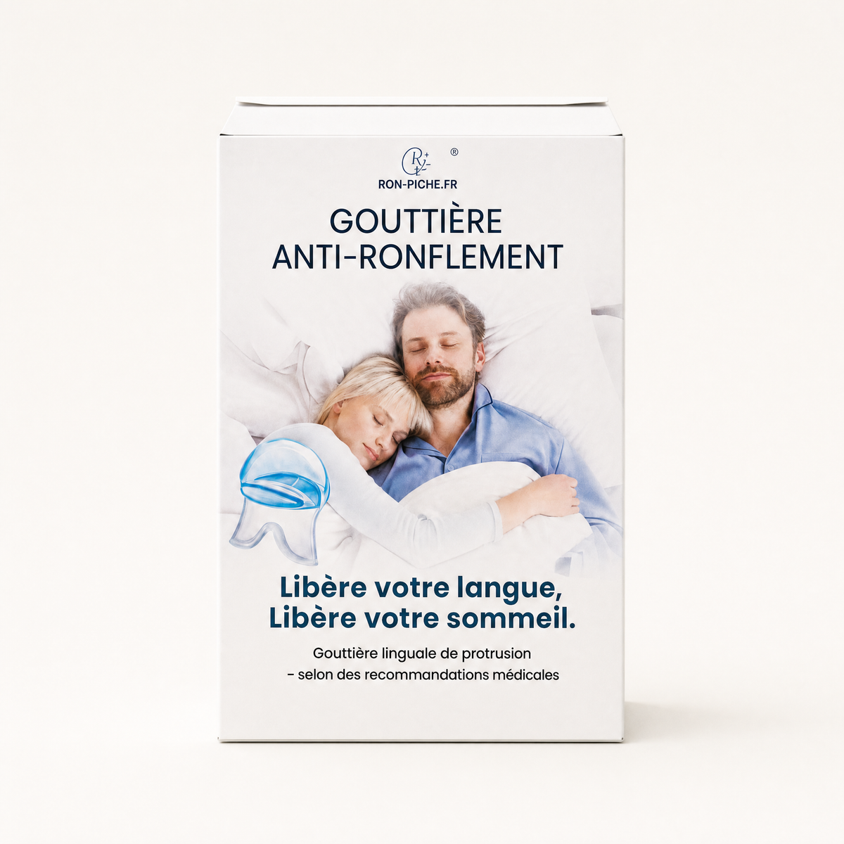 Pack RON-PICHE — 2 gouttières anti-ronflement, e-book offert